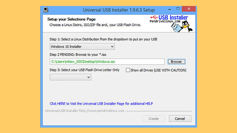 bootable usb flash drive for mac to install windows 10